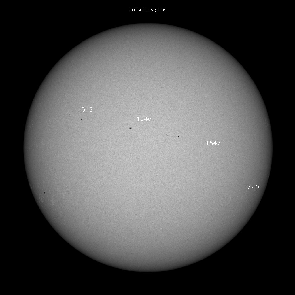 Sunspot regions