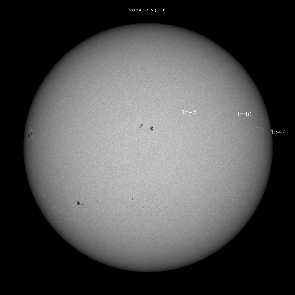 Sunspot regions