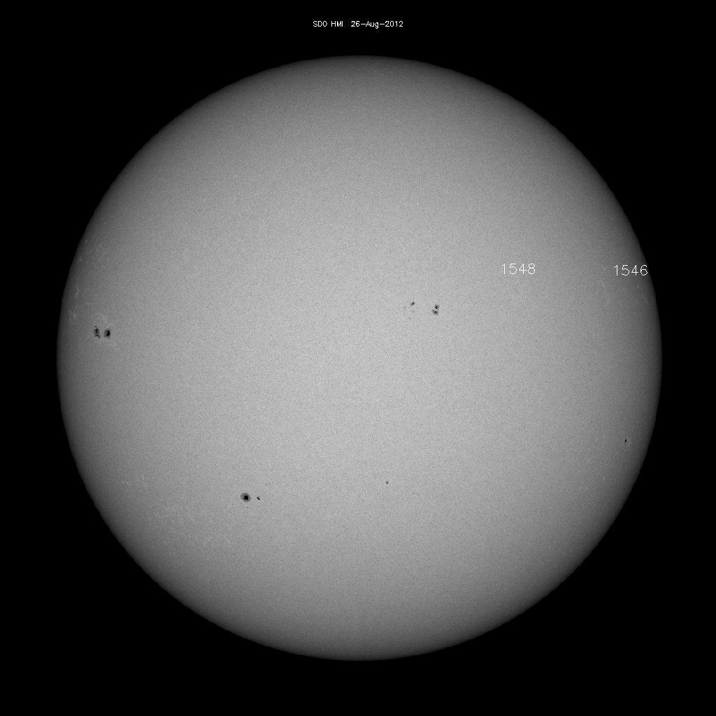 Sunspot regions