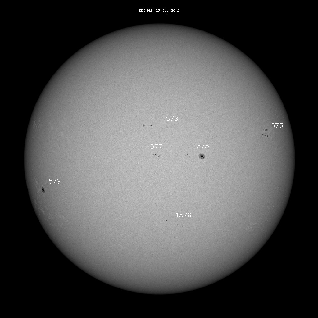 Sunspot regions