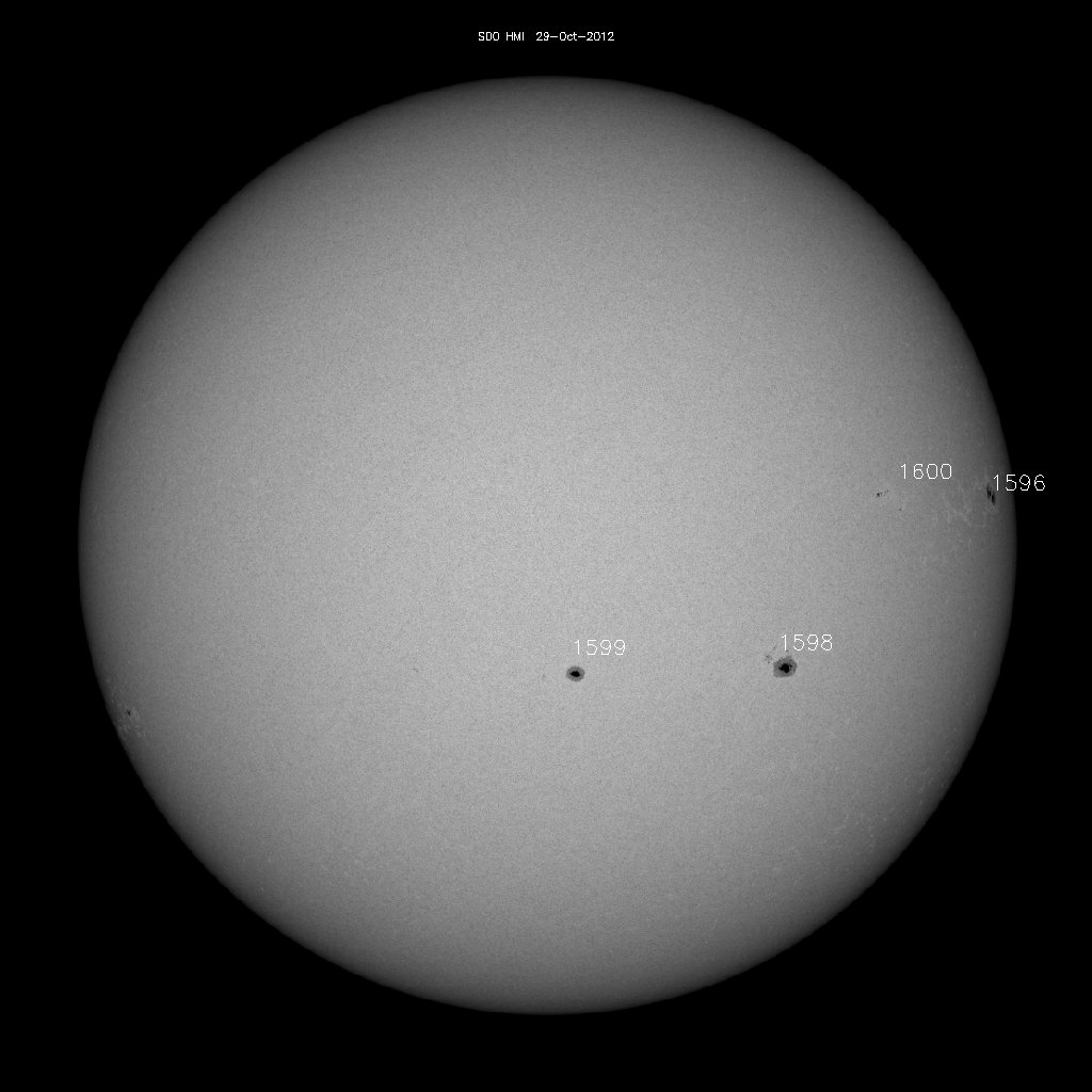 Sunspot regions