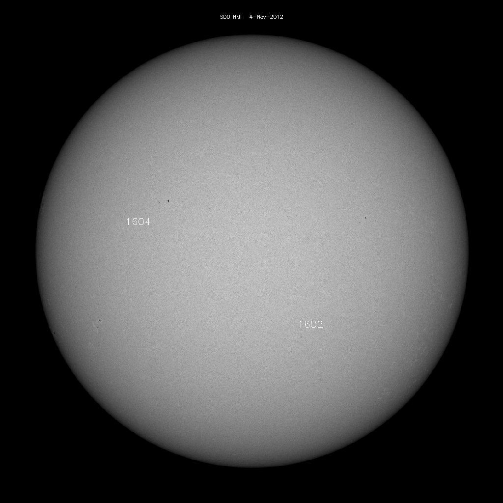 Sunspot regions