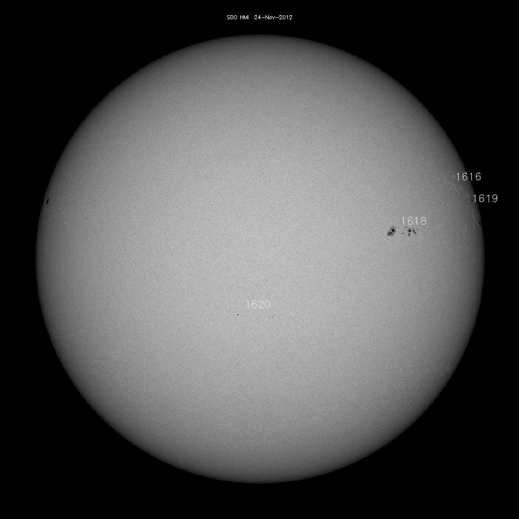 Sunspot regions