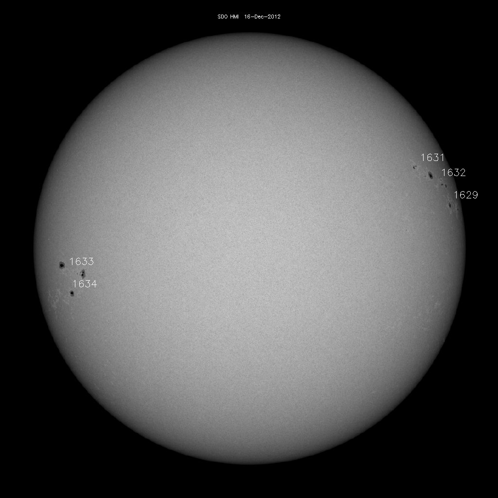 Sunspot regions