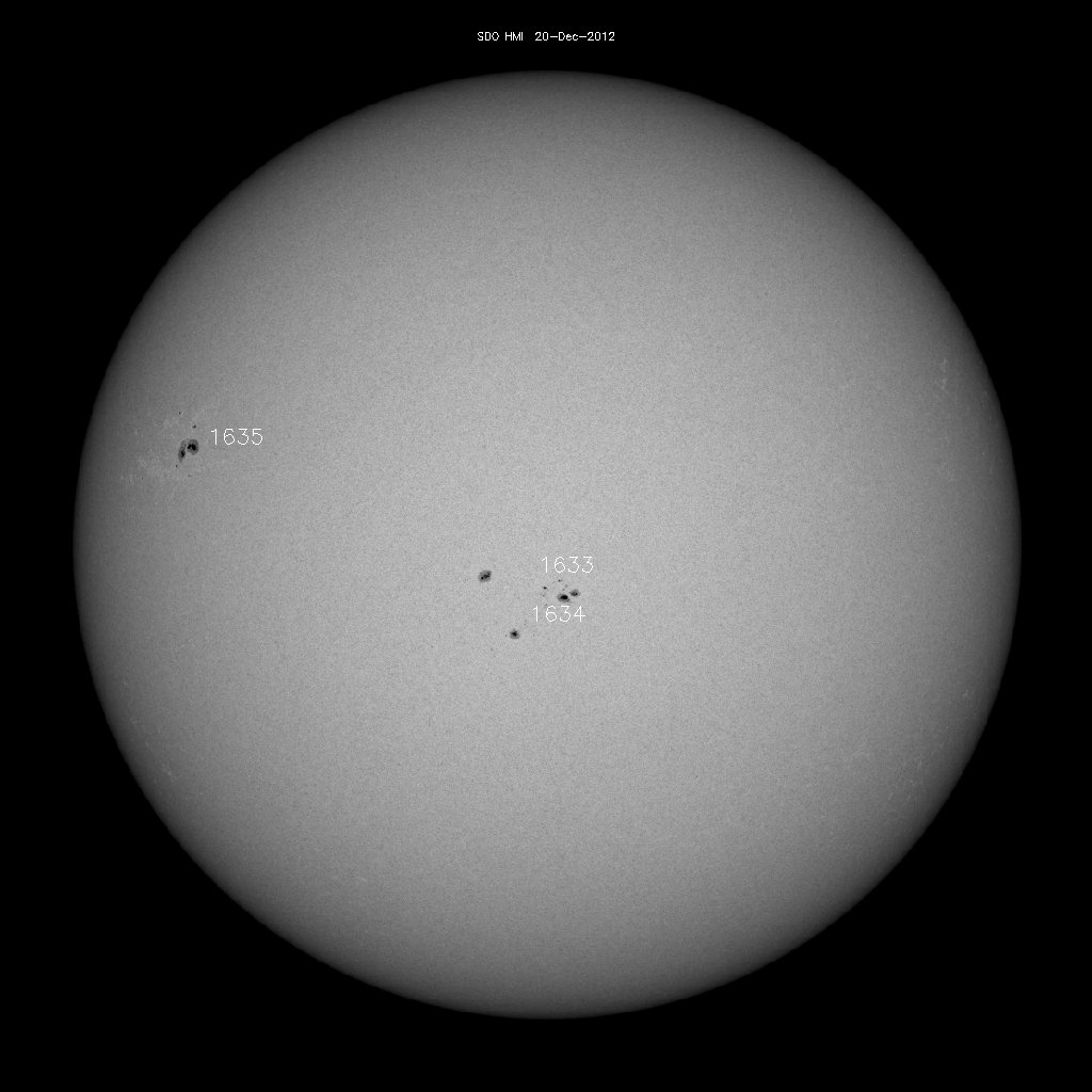 Sunspot regions