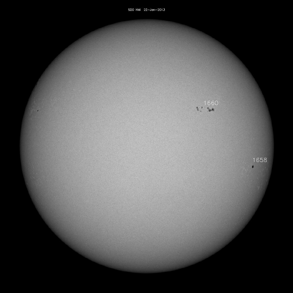 Sunspot regions