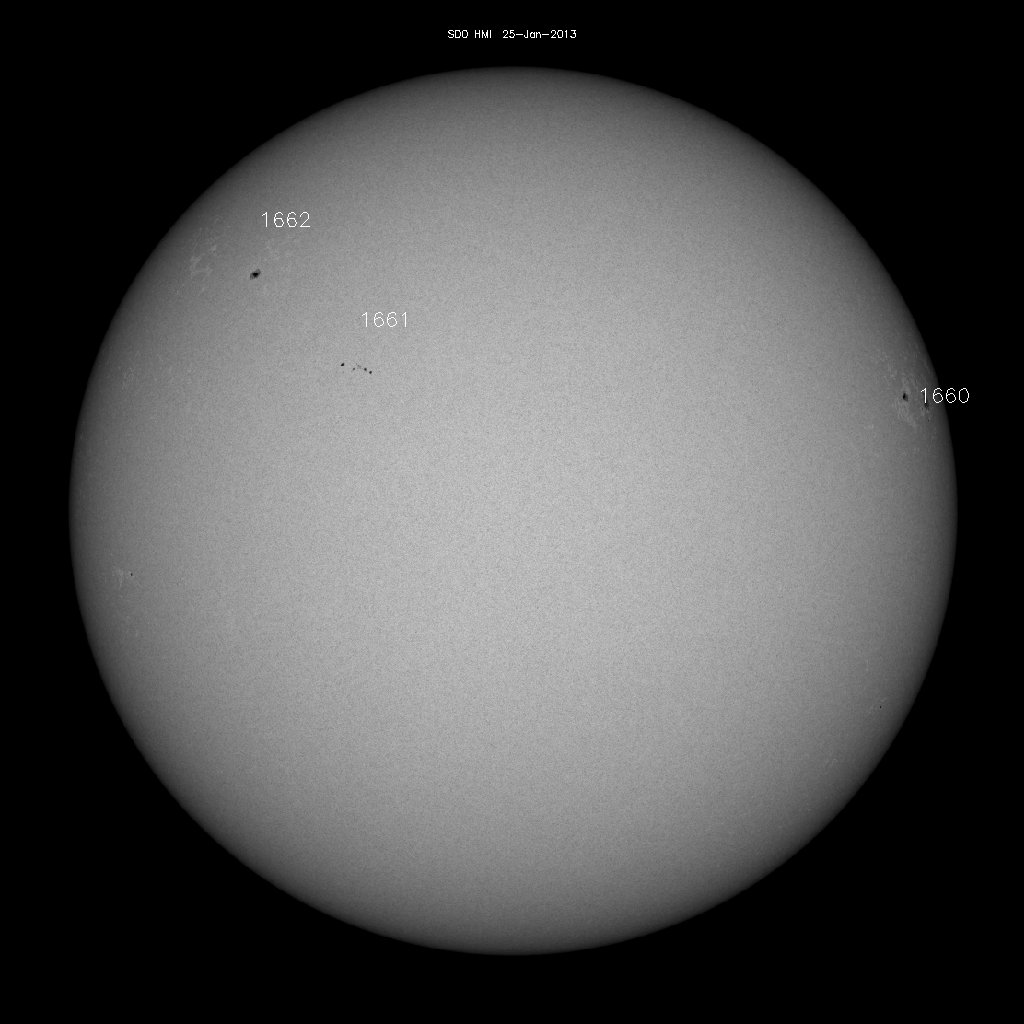 Sunspot regions