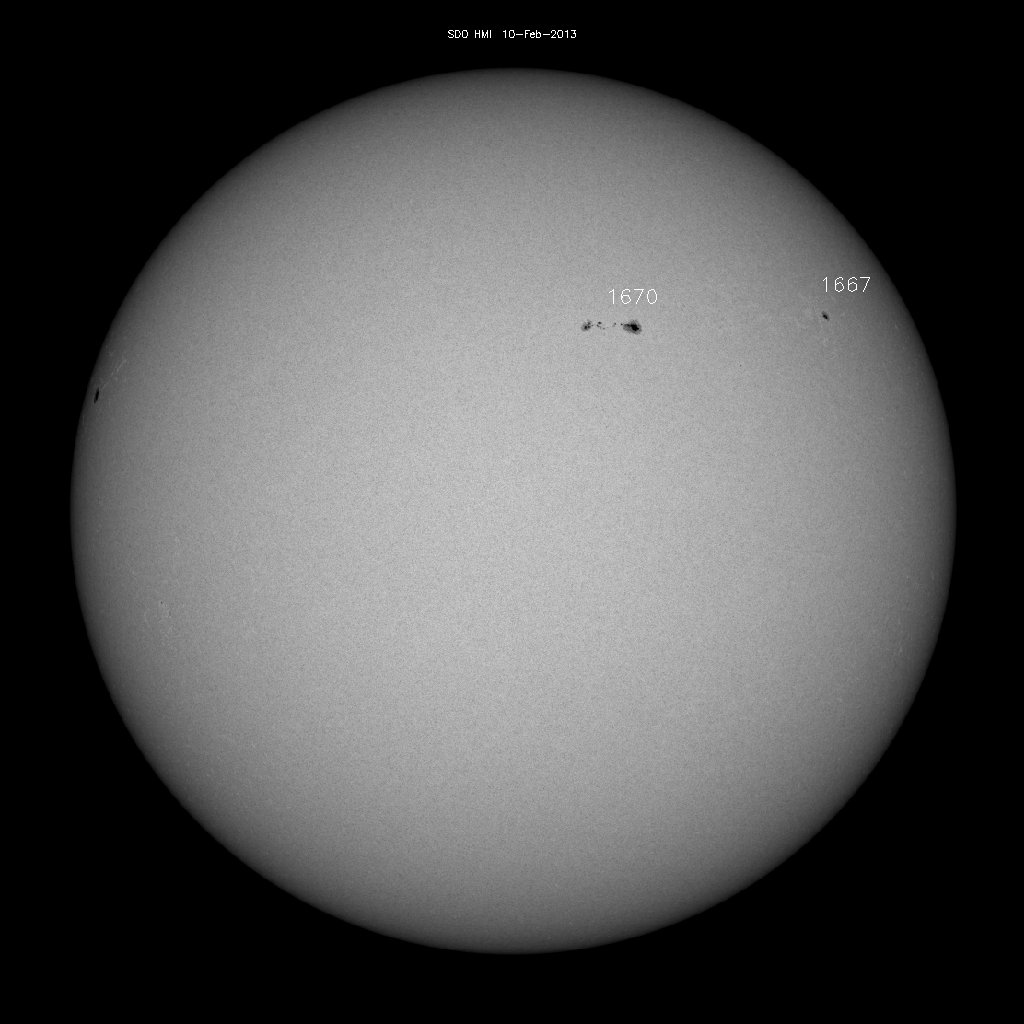 Sunspot regions