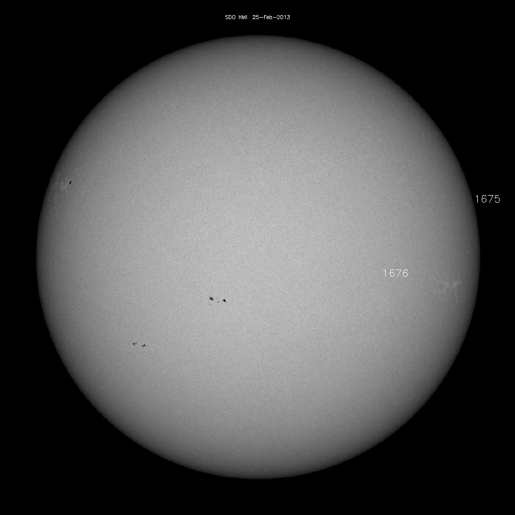 Sunspot regions