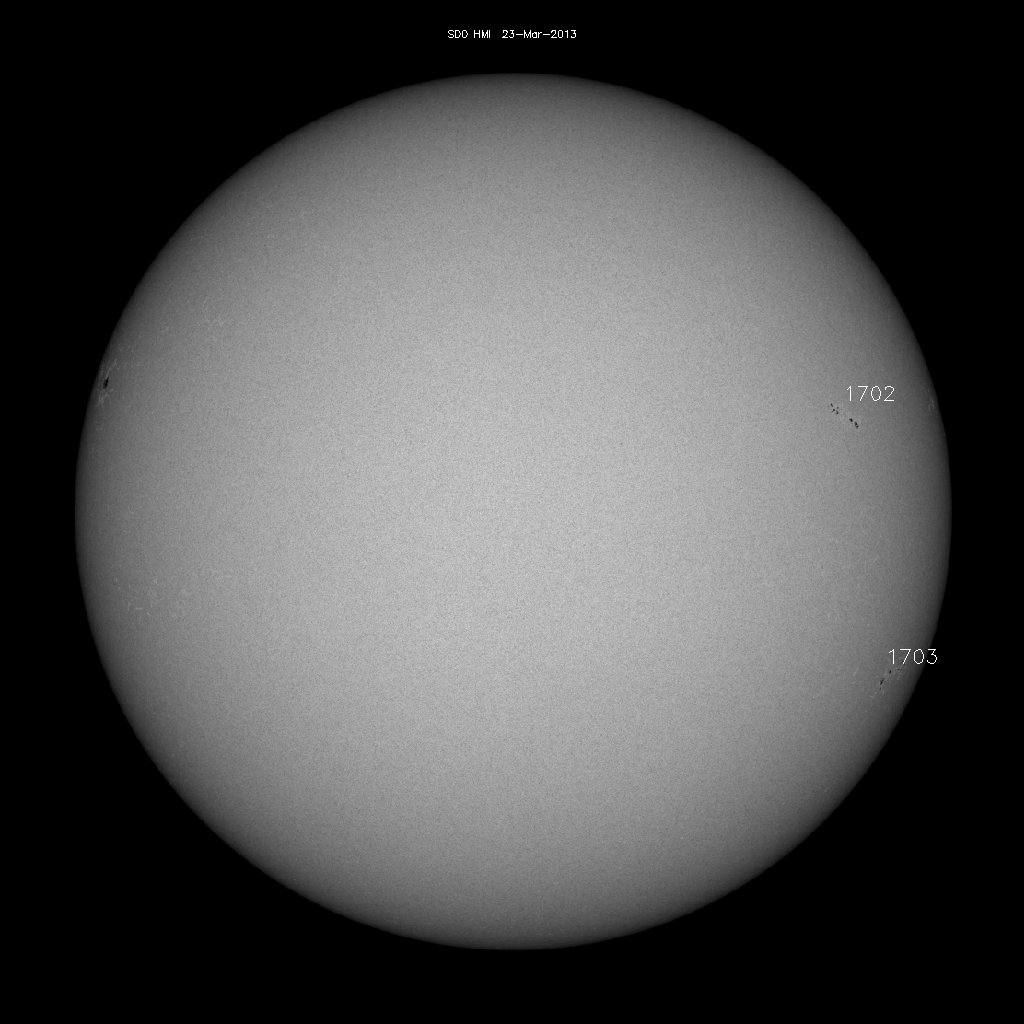 Sunspot regions