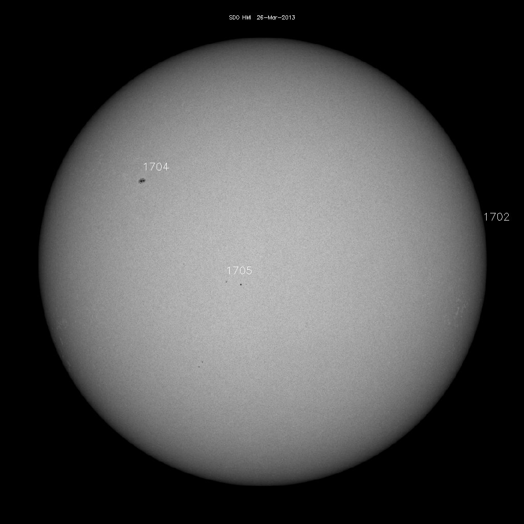 Sunspot regions