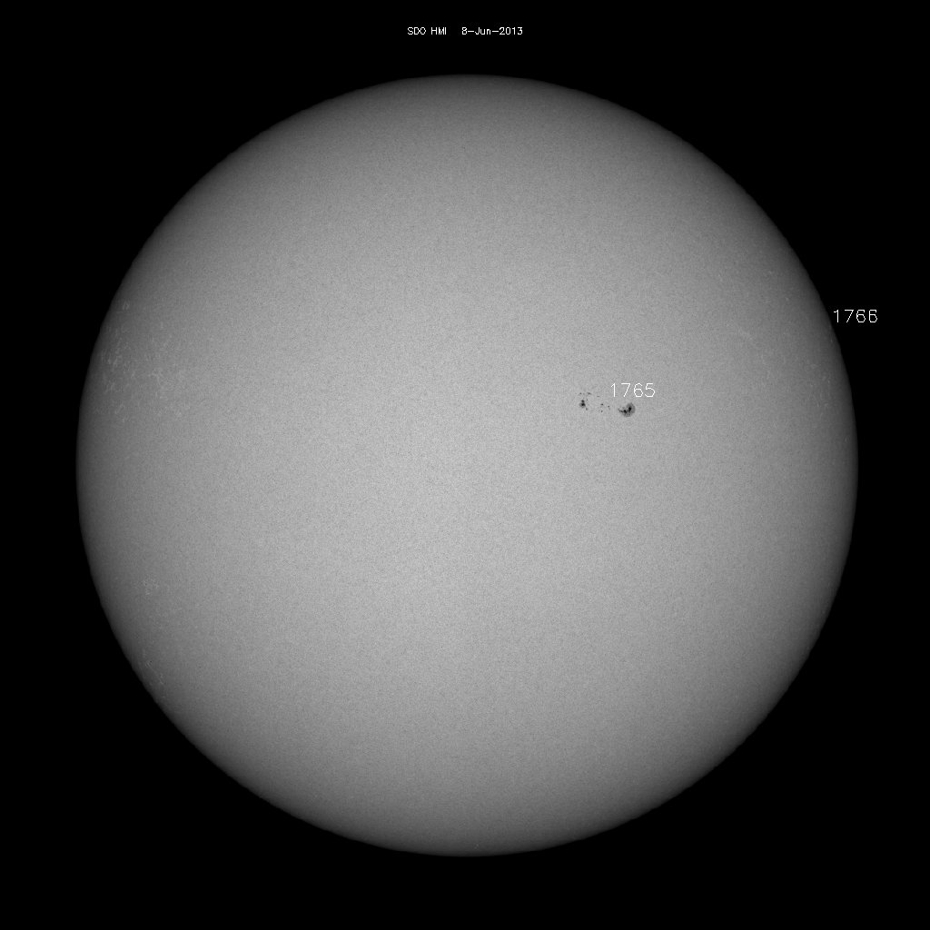 Sunspot regions