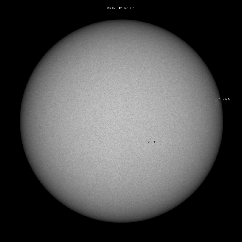 Sunspot regions