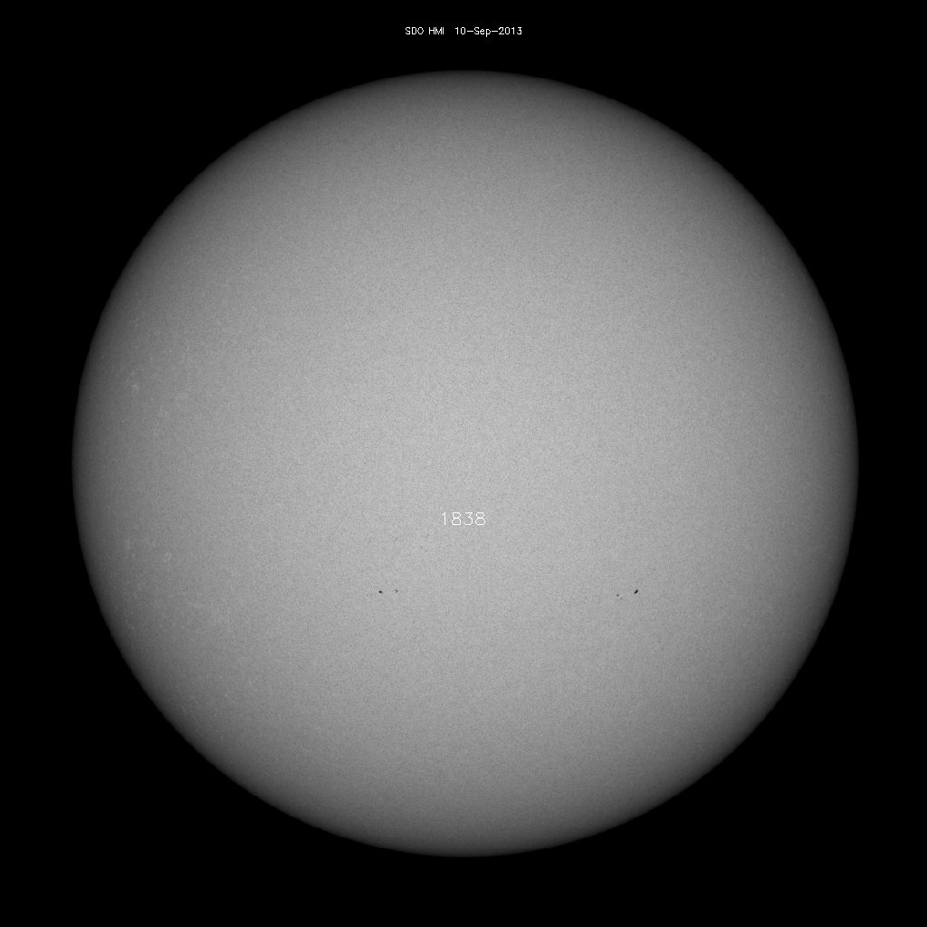 Sunspot regions