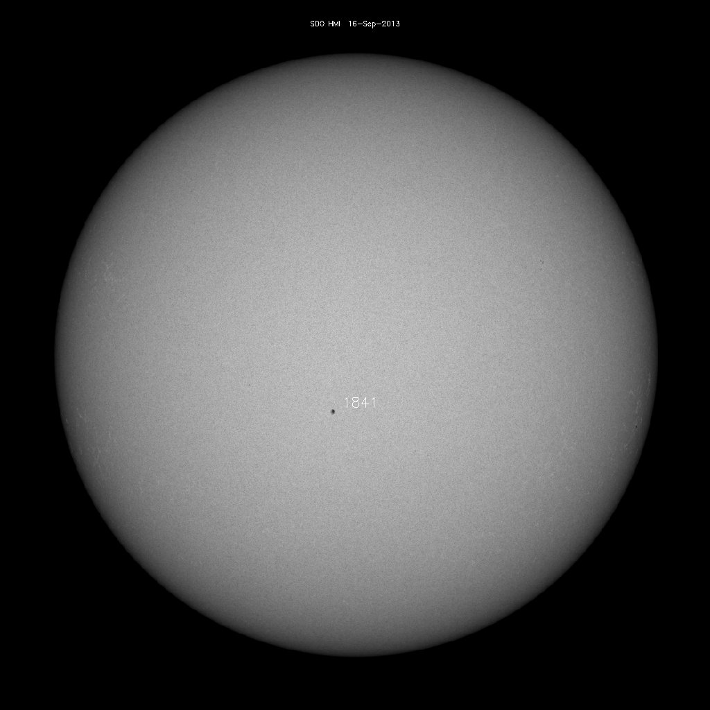 Sunspot regions