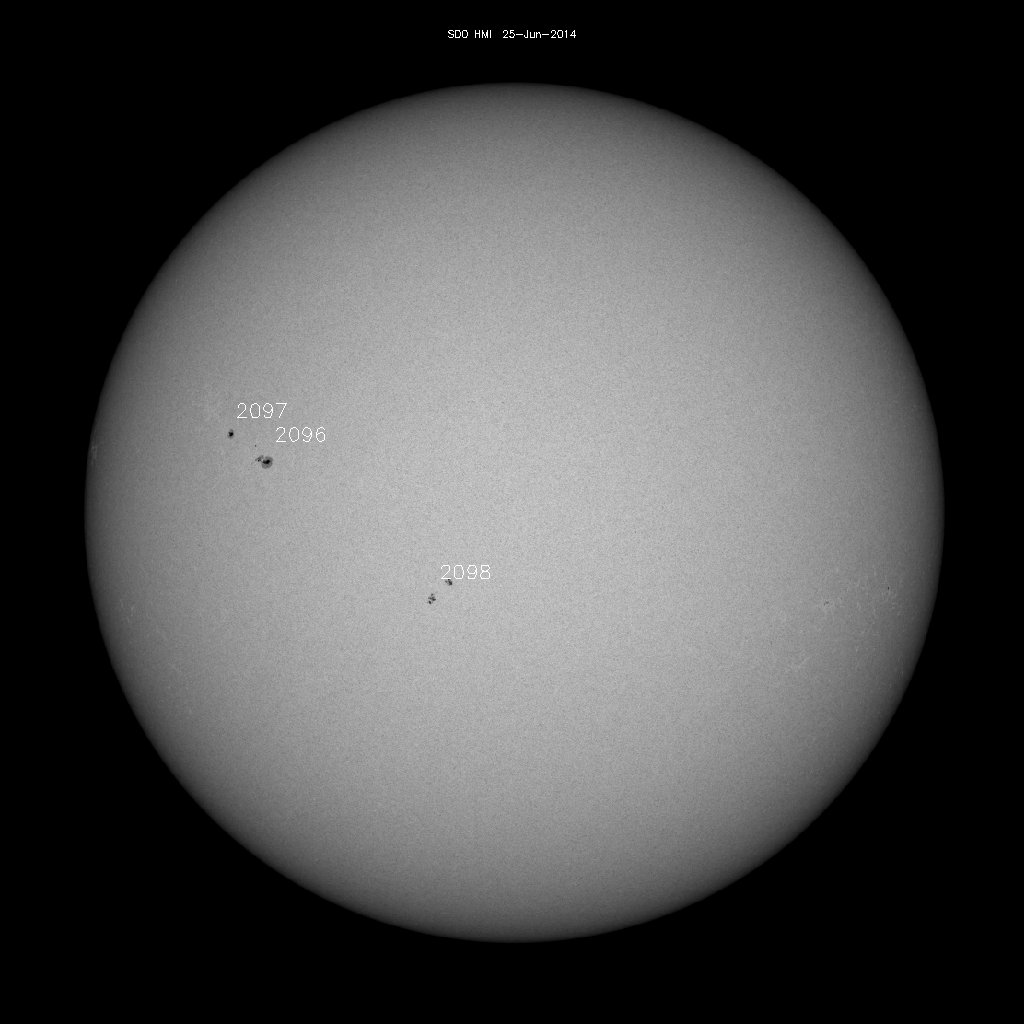 Sunspot regions