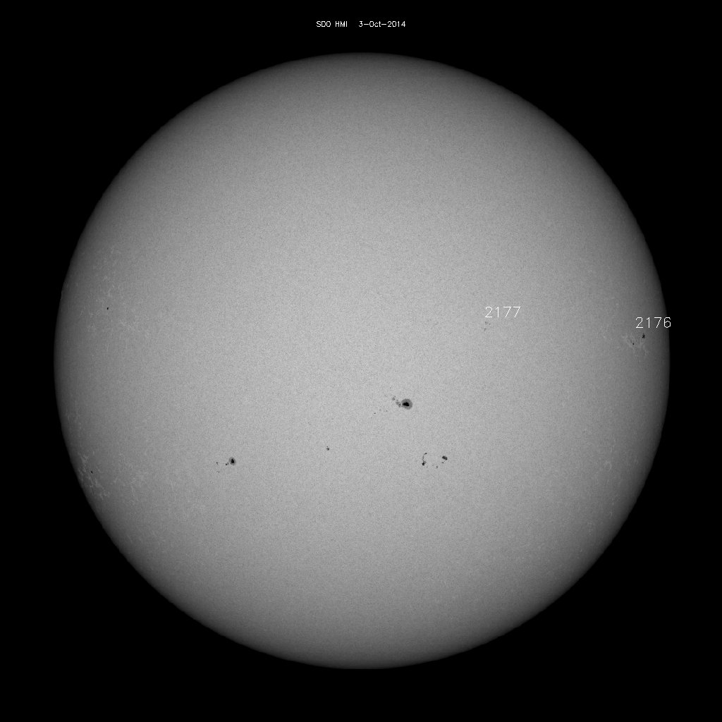 Sunspot regions