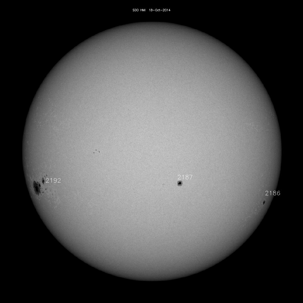 Sunspot regions