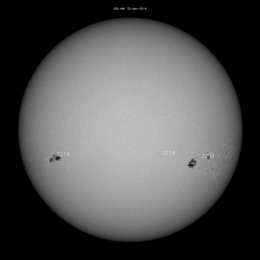 Sunspot regions