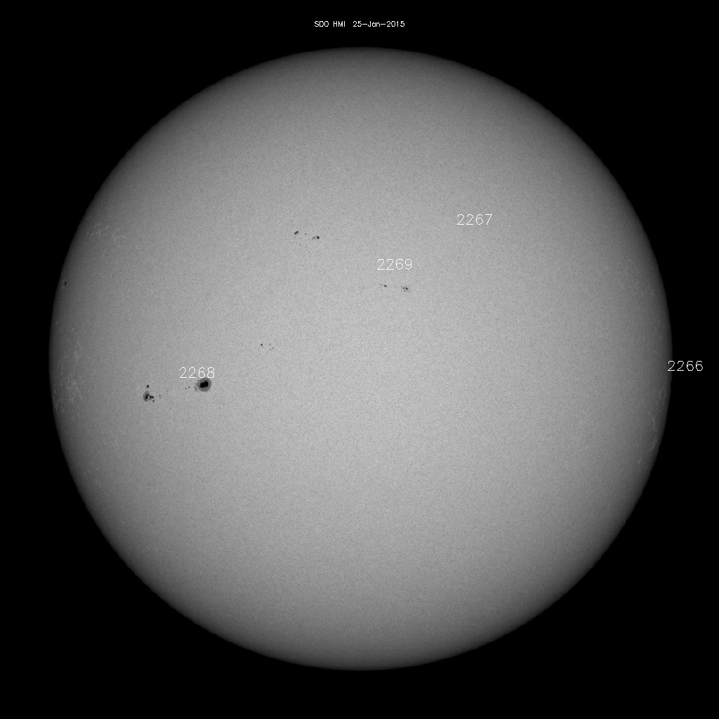 Sunspot regions