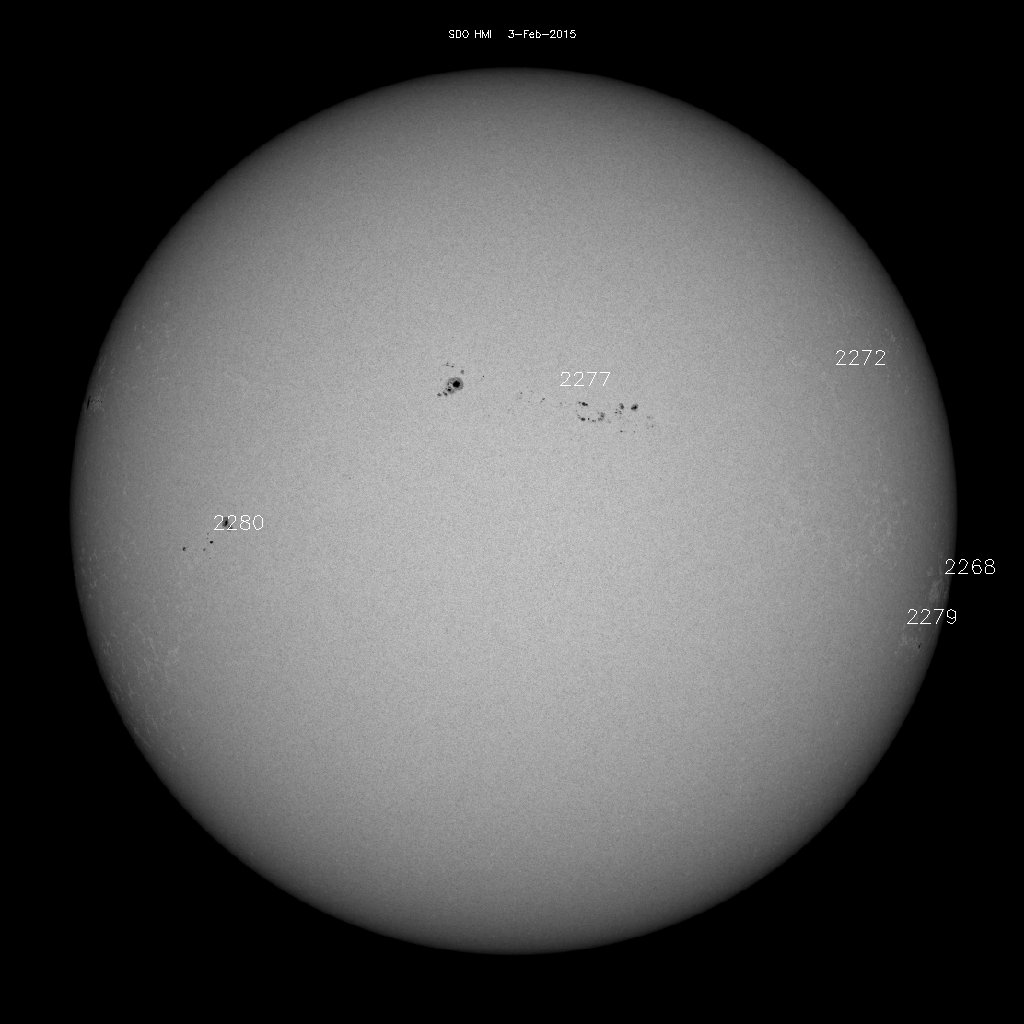 Sunspot regions