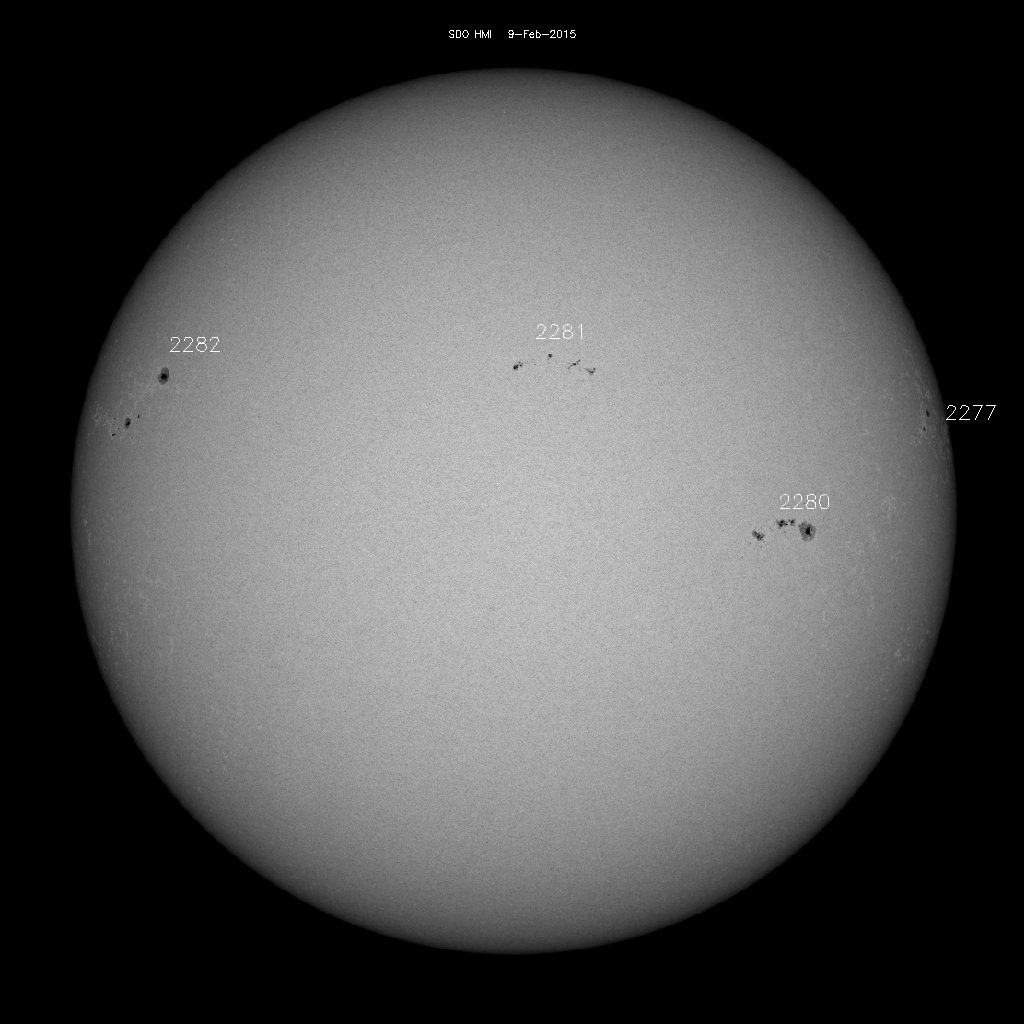 Sunspot regions