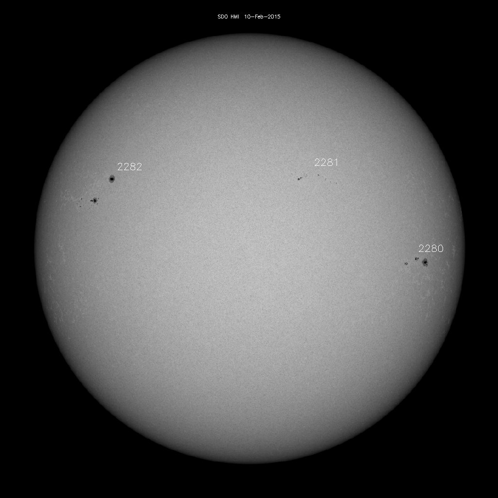 Sunspot regions