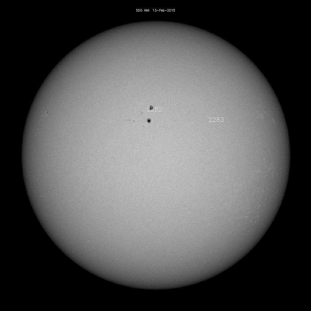 Sunspot regions