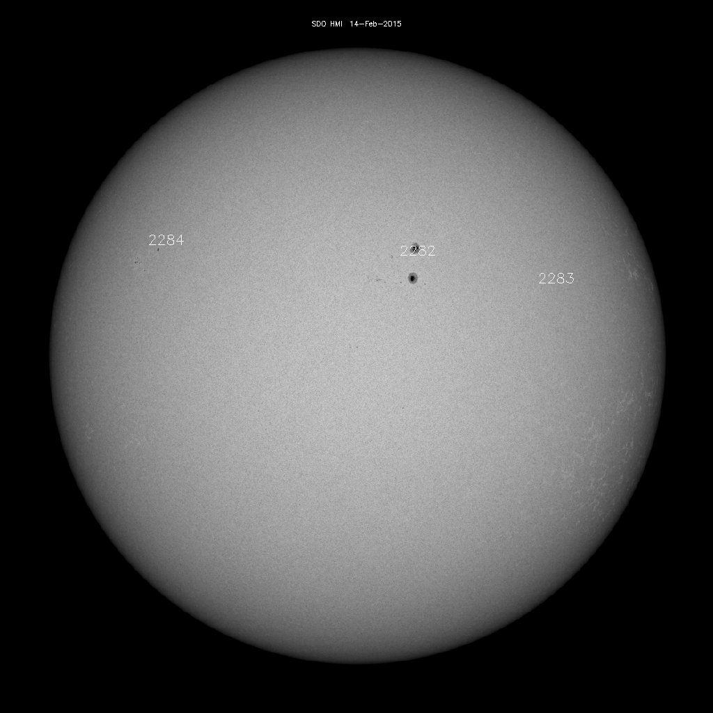 Sunspot regions