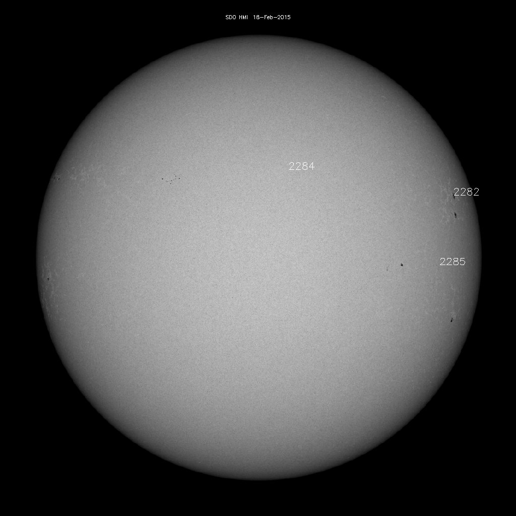 Sunspot regions