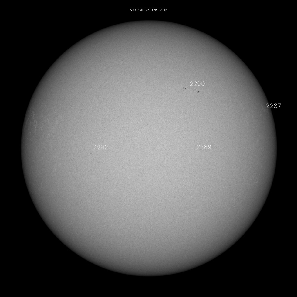 Sunspot regions