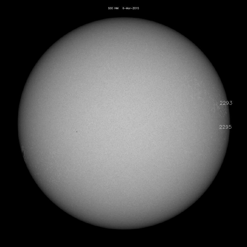 Sunspot regions