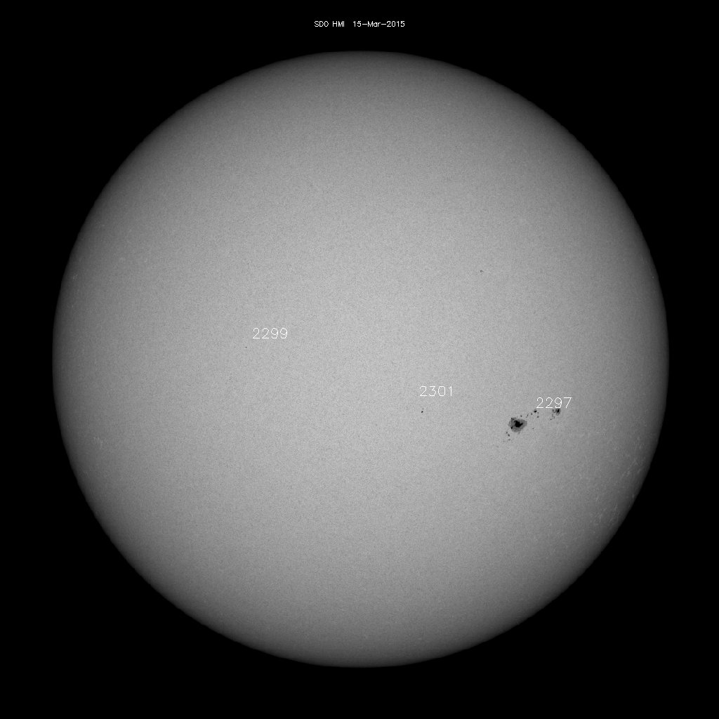 Sunspot regions