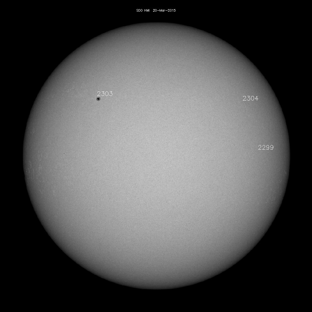 Sunspot regions