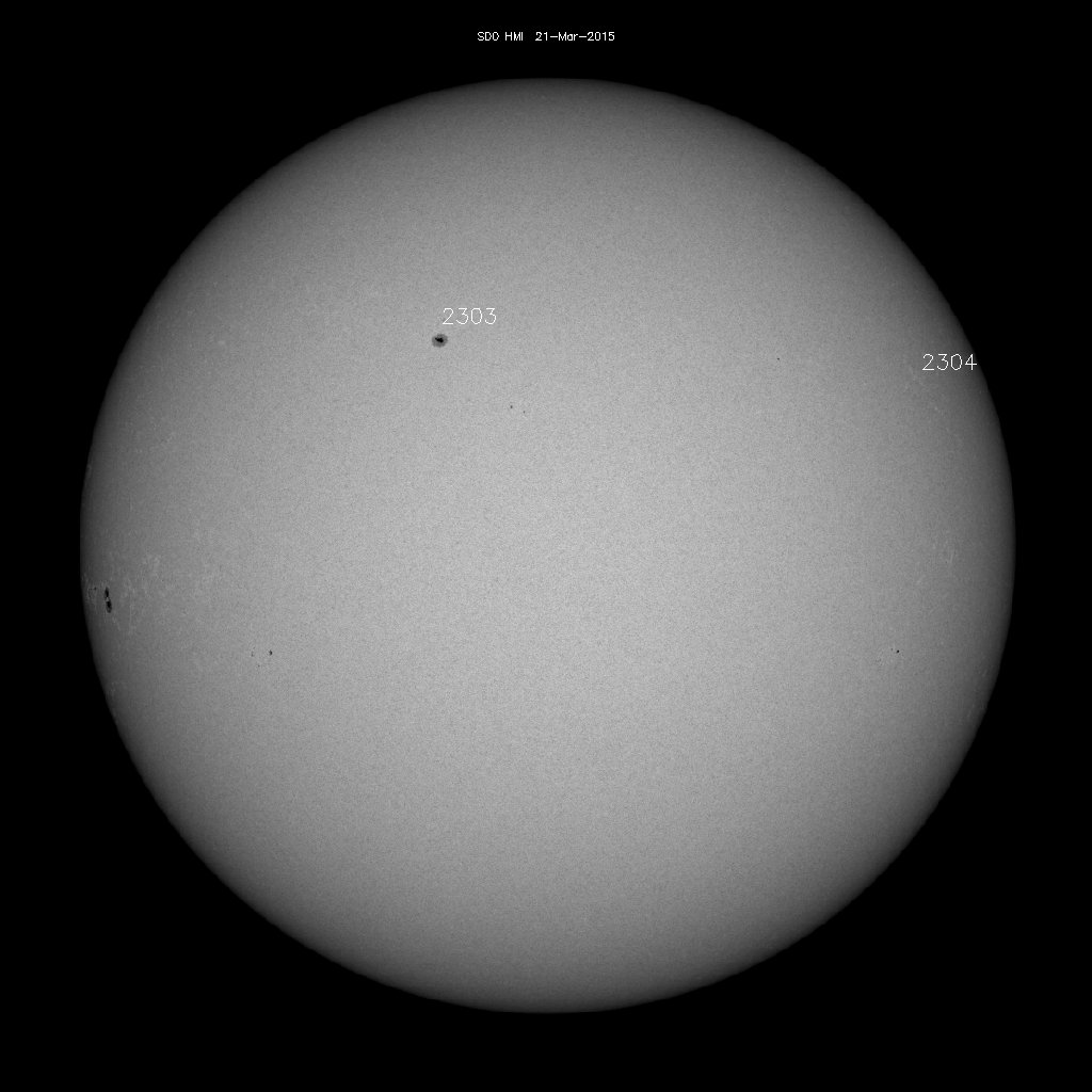 Sunspot regions