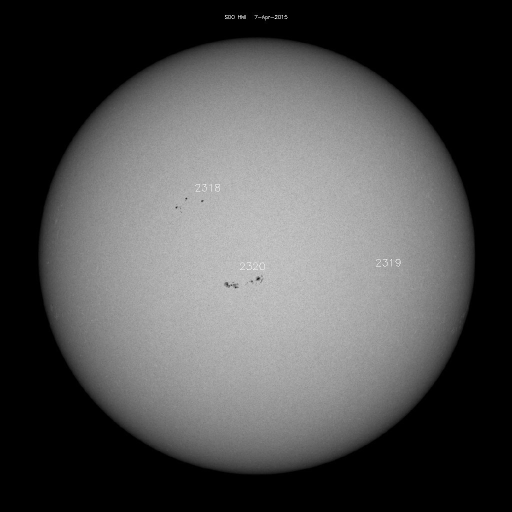 Sunspot regions