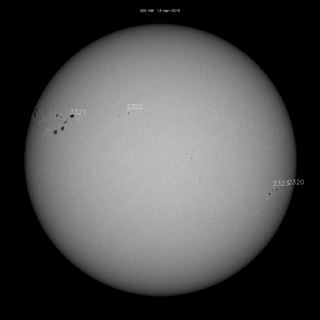 Sunspot regions