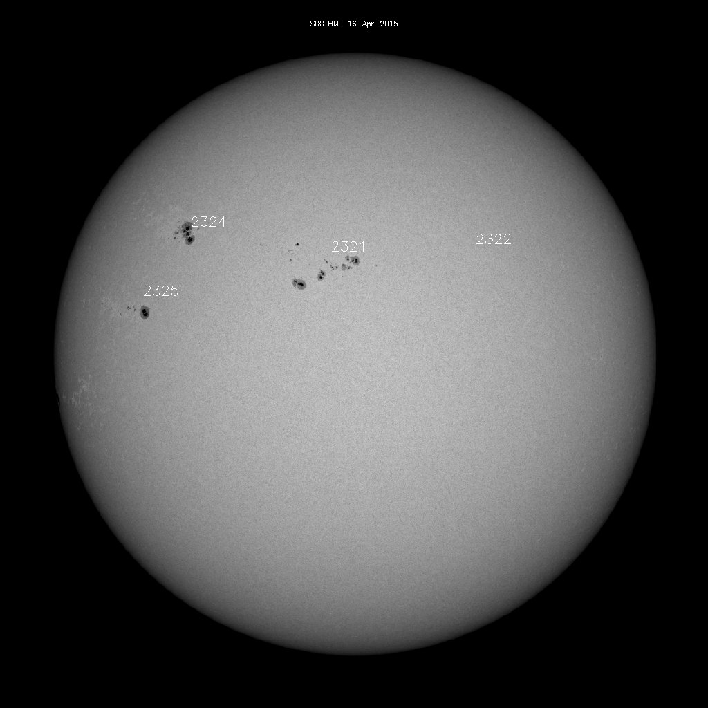 Sunspot regions