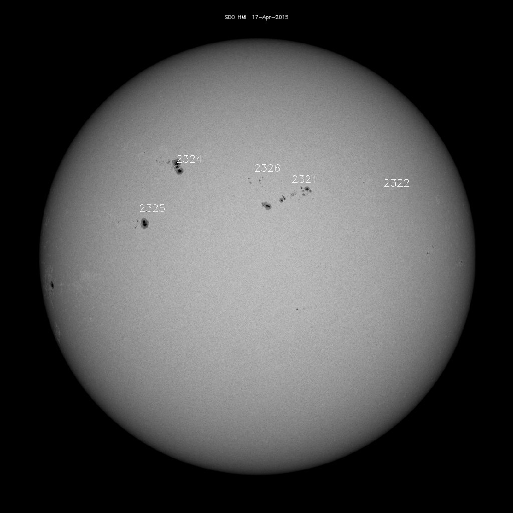 Sunspot regions