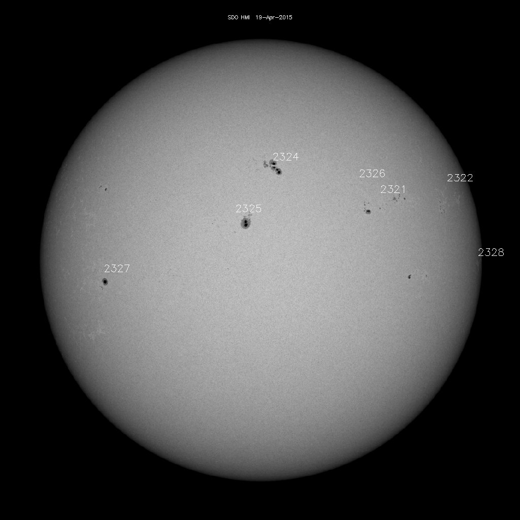 Sunspot regions