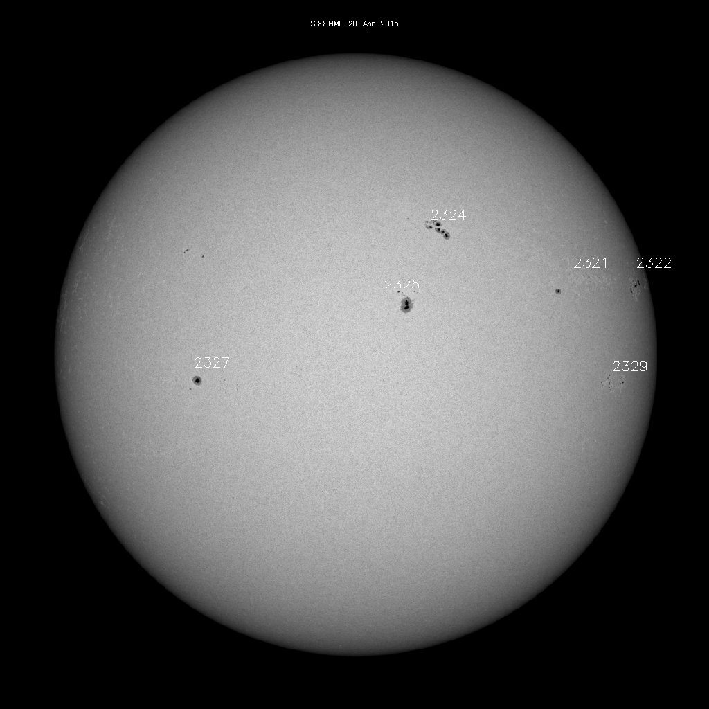 Sunspot regions