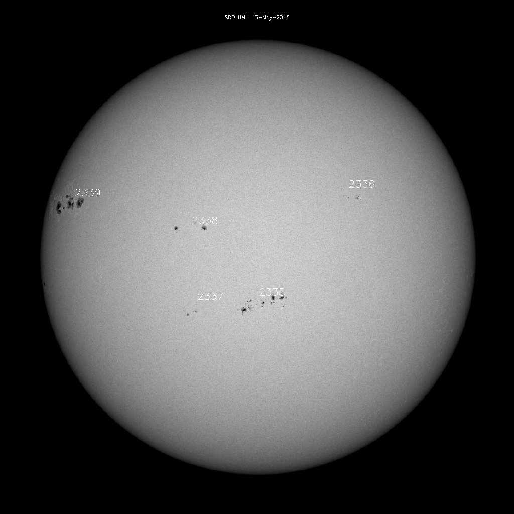 Sunspot regions