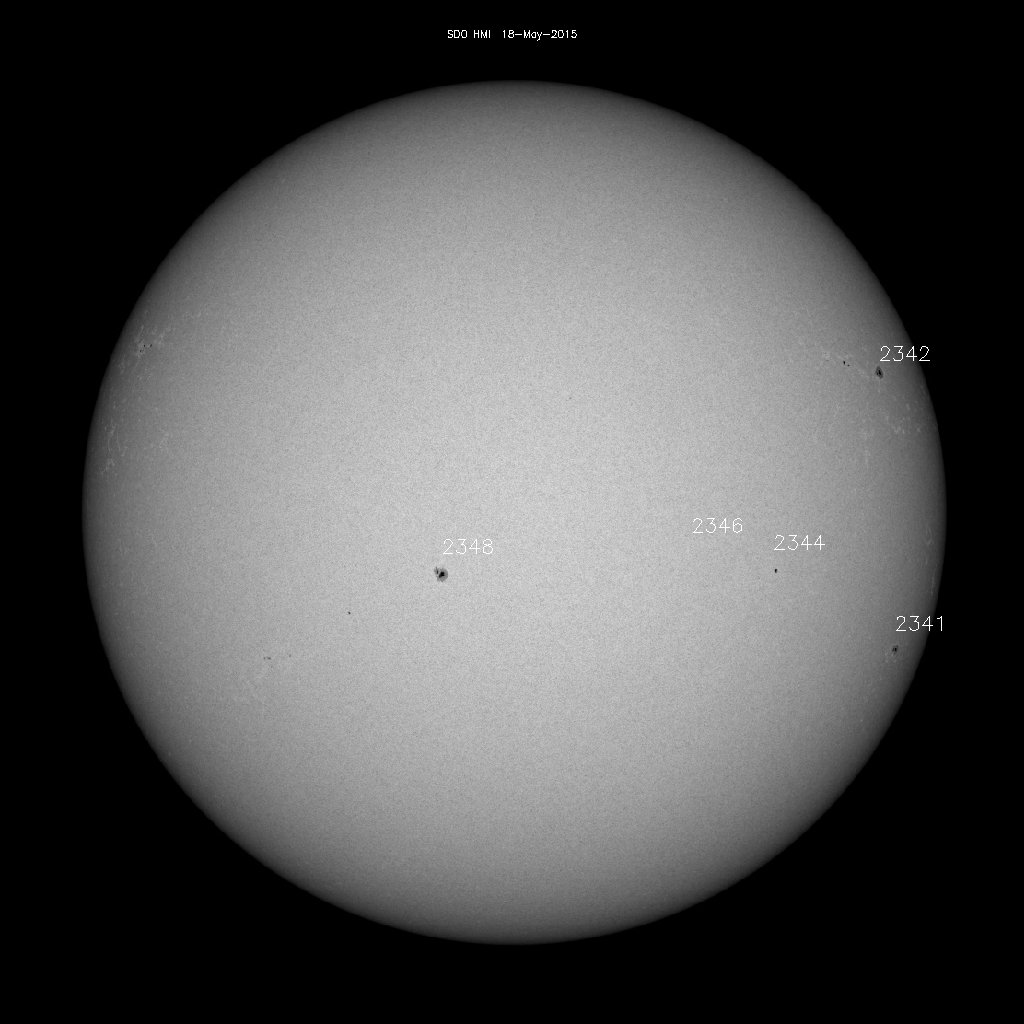 Sunspot regions