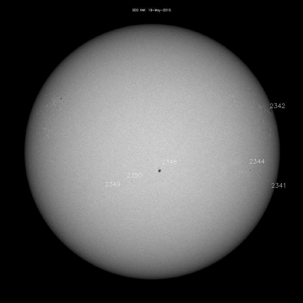 Sunspot regions