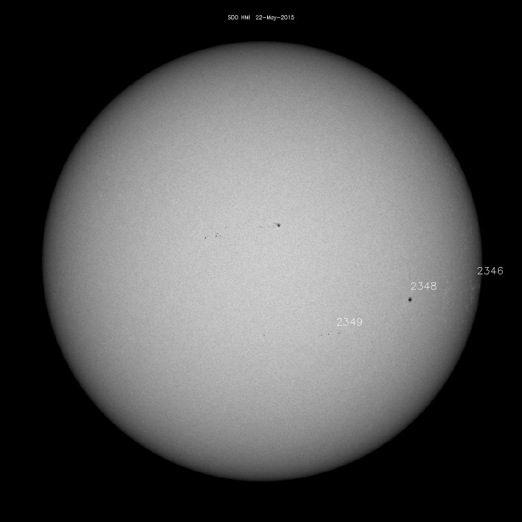 Sunspot regions