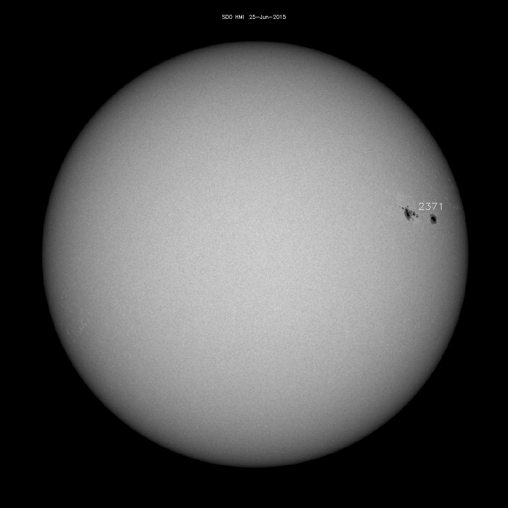 Sunspot regions