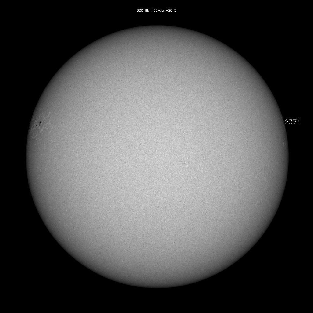 Sunspot regions