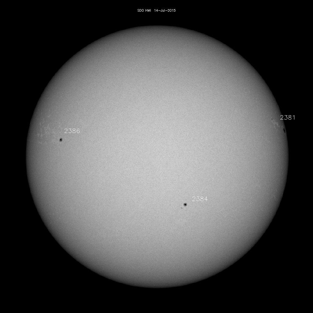 Sunspot regions