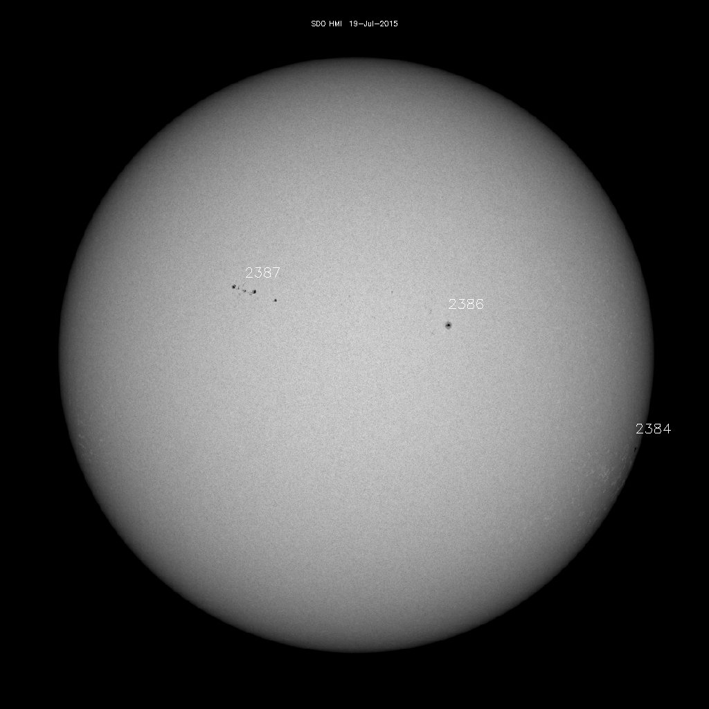 Sunspot regions