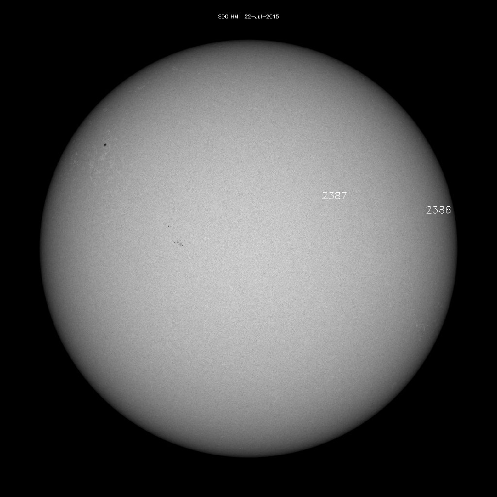 Sunspot regions